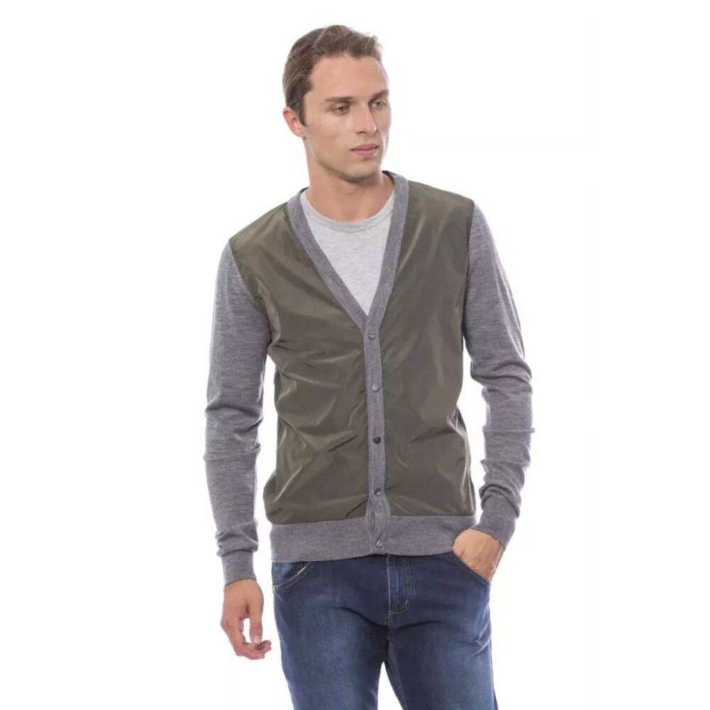 Verri Gray Wool Men's Men's Cardigan